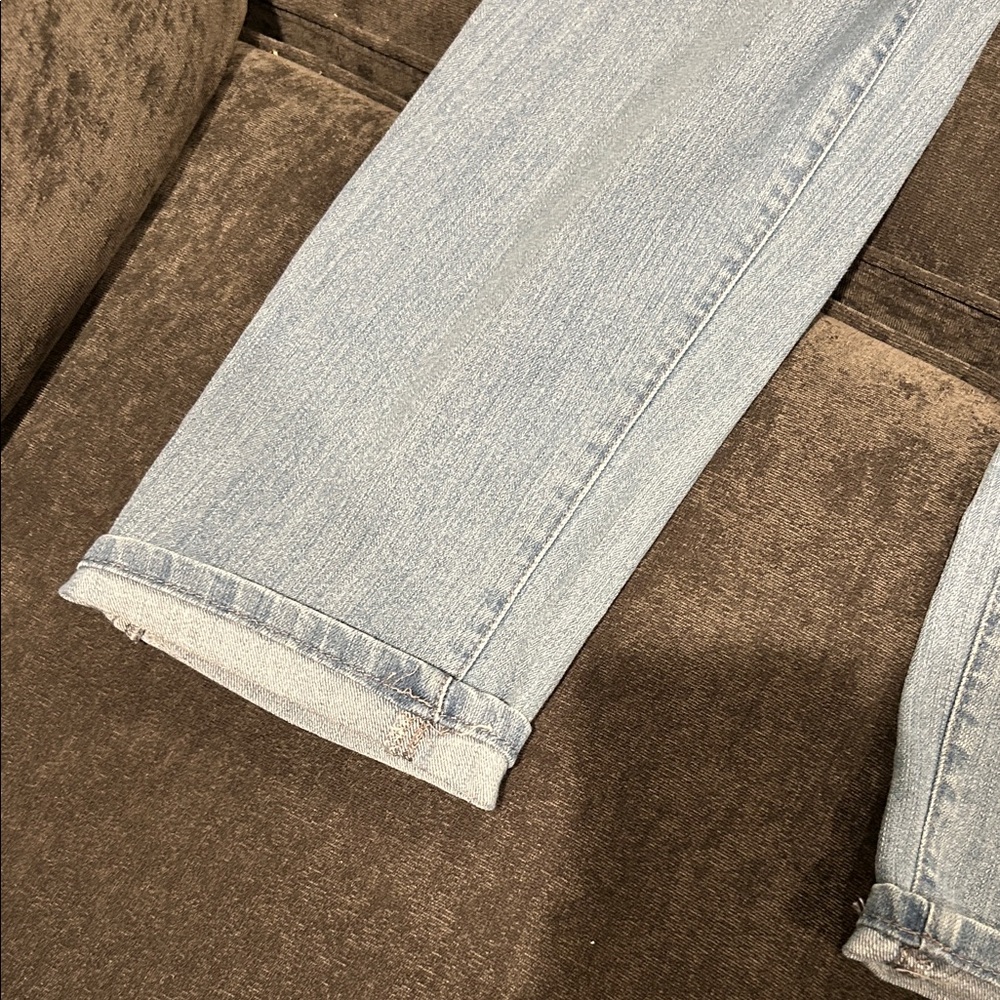 Jones New York Light Blue Straight Leg Jeans - Picture 6 of 7